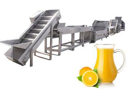 Orange juice production line